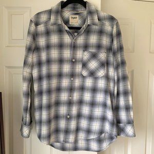 TNA Oversized Fit Flannel Plaid Shirt